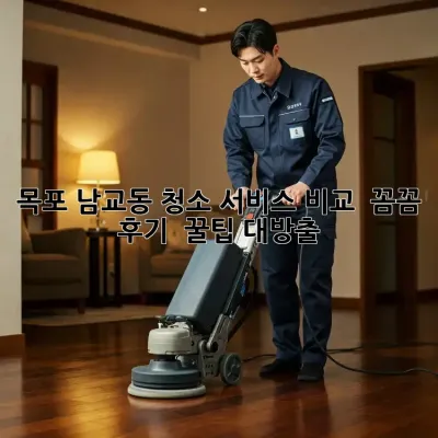 목포 남교동 청소 서비스 비교 🔍✨ 꼼꼼 후기 & 꿀팁 대방출!