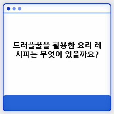 트러플꿀의 모든 것: 향긋한 미식의 세계로 초대합니다