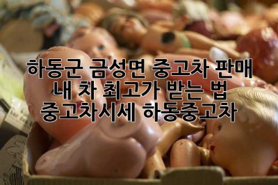 하동군 금성면 중고차 판매, 🚗 내 차 최고가 받는 법! #중고차시세 #하동중고차