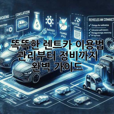 🚗 똑똑한 렌트카 이용법: 관리부터 정비까지 완벽 가이드! 🔧