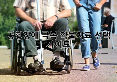 공황장애 극복, 약물치료 선택 가이드